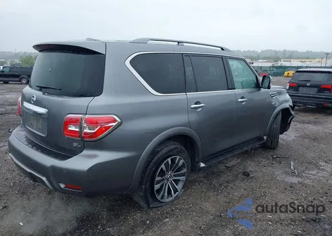 2019 Nissan Armada Sl из США, поврежденный, VIN JN8AY2NC2K9581368